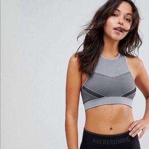 Abercrombie Seamless High Neck Sports Bra